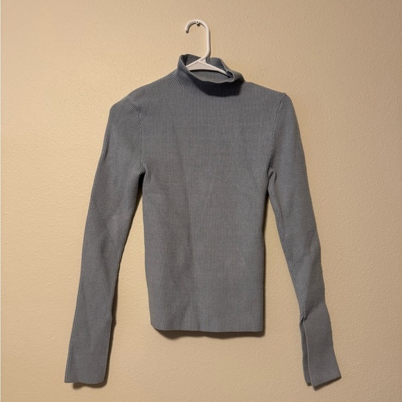 Crescent Sweaters - Crescent Heather blue Women's Cowl Neck Sweater